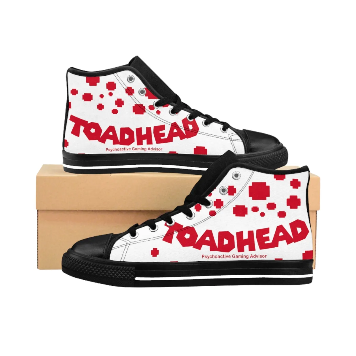 TOADHEAD - Psychoactive Gaming Advisor | Psychonaut Gamer High-top Sneakers