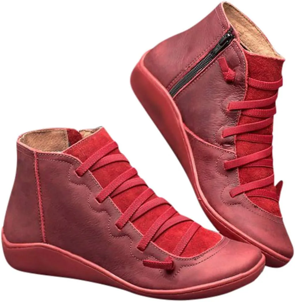 Winter Ankle Boots for Women Dressy Suede Ankle Boots for Women Flat Ankle Boots Dressy Pull On Stretch Sock Ankle Booties 2 Inch Heel Women Boots Ankle Leather Low Cut Ankle Boots