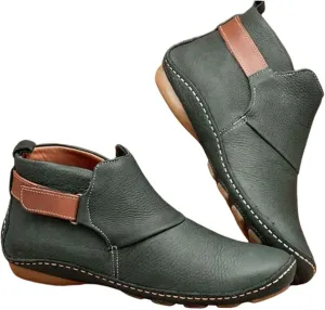 Womens Boots Ankle Black Dress Booties for Women Steel Toed Boots for Women Womens Hiking Boot Cute Cozy Non Slip Pointed Toe Stacked Mid Heel
