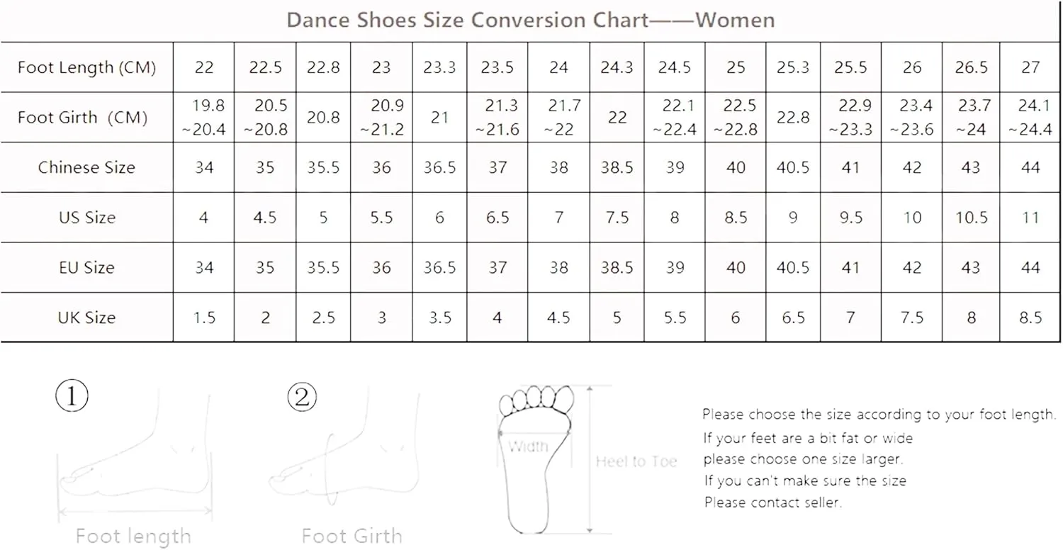 Women's Salsa Dance Shoes - Latin Ballroom Cuban Heel Party Sandals, 10CM/3.9Inch Heel Height