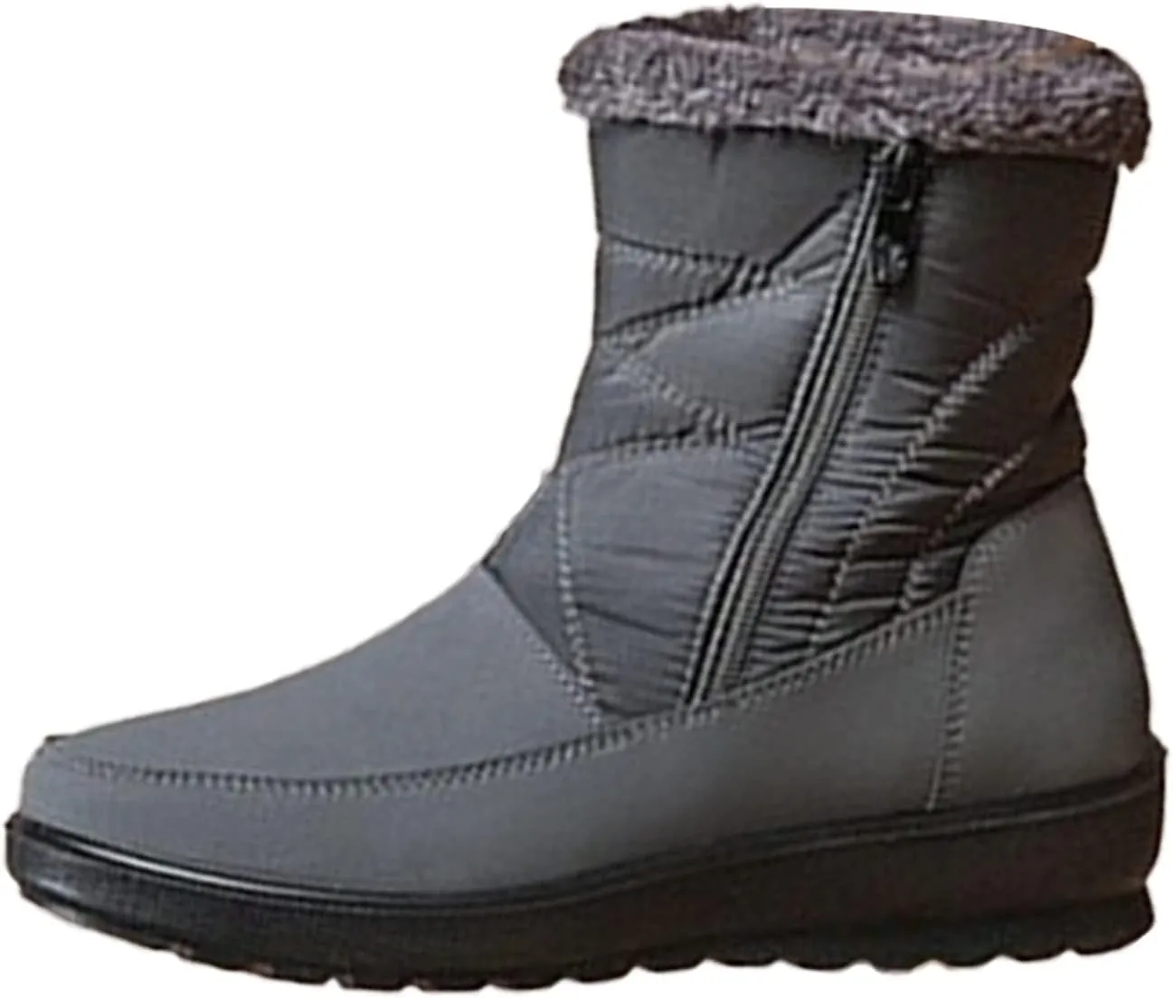 Women's Snow Boots Waterproof Winter Boots Non Slip Fur Lined Booties Winter Warm Outdoor Ankle Boots Outdoor Sneakers Winter Shoes