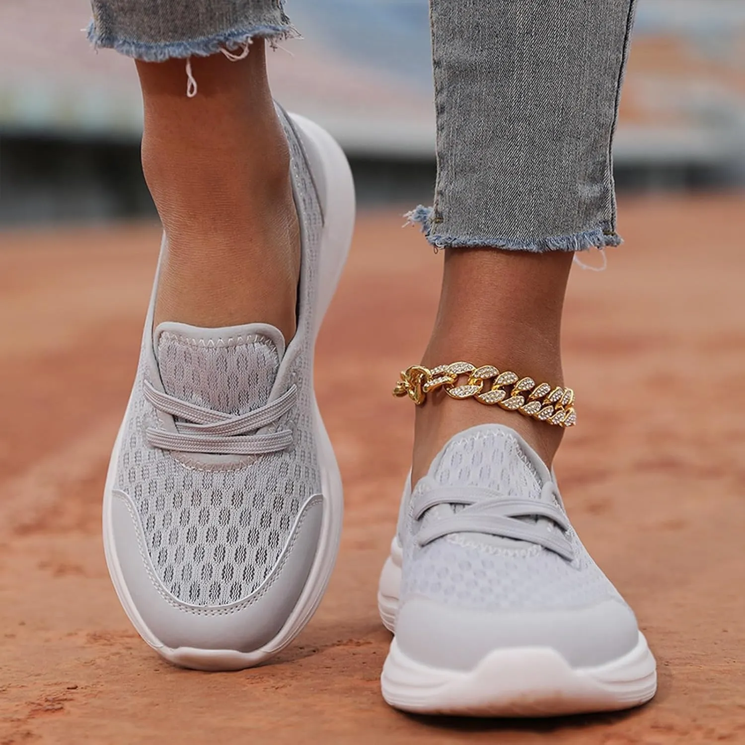 Women's Soft Sole Mesh Comfort Orthopedic Shoes, Walking Shoes Women Comfort, Orthopedic Shoe for Women, Comfortable Flat Arch Support Walking Shoe