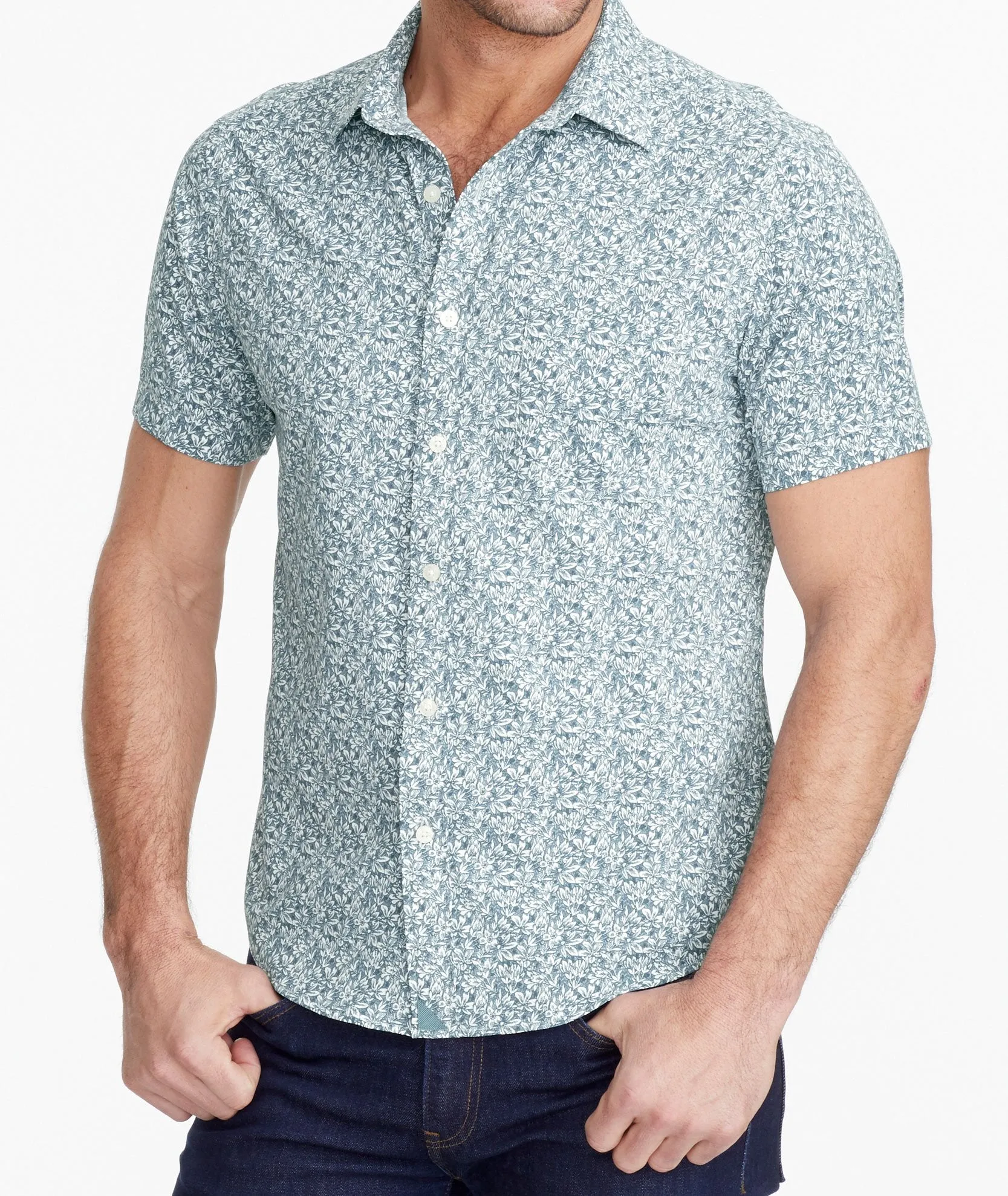 Wrinkle-Free Performance Short-Sleeve Viansa Shirt