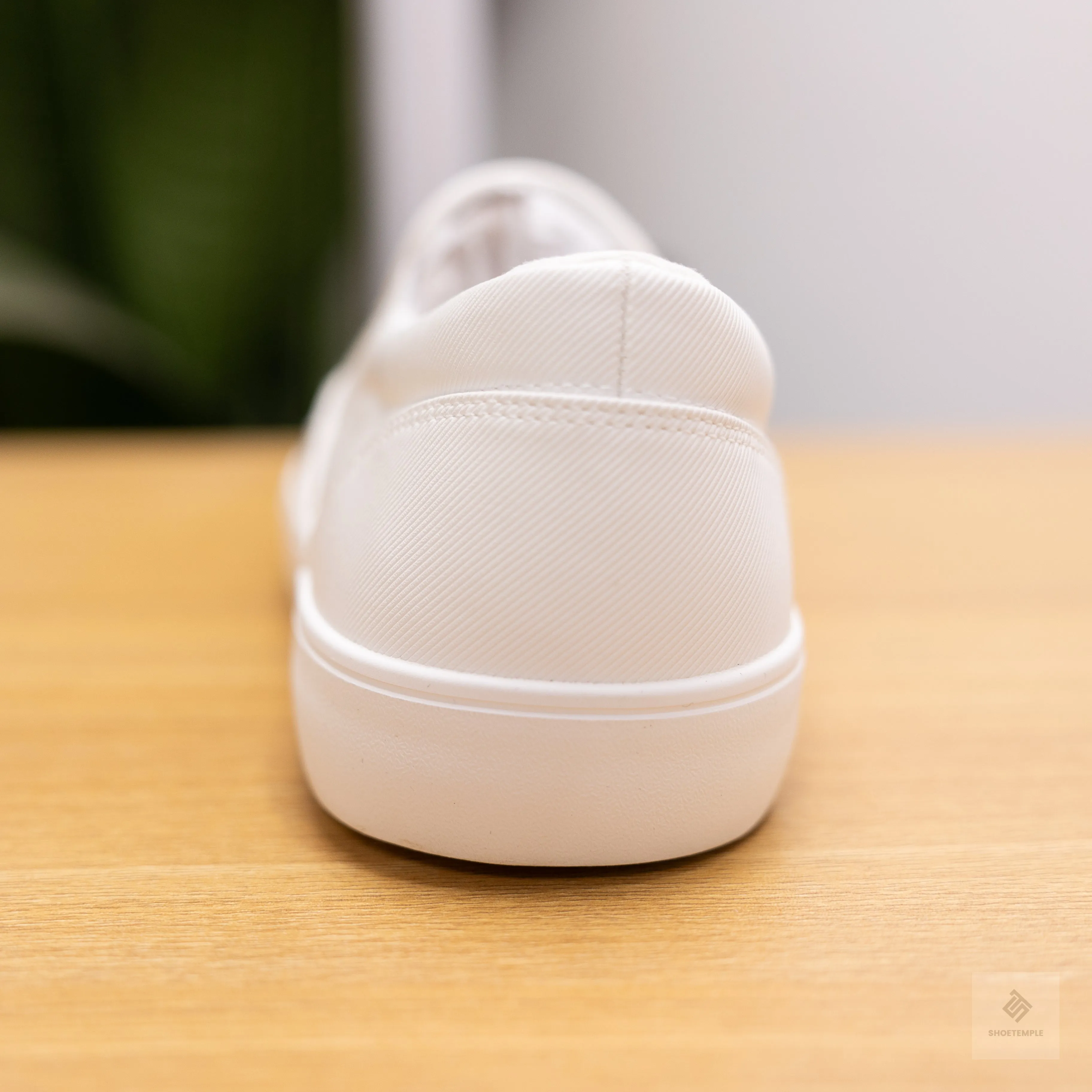 Zara All White Slip Ons